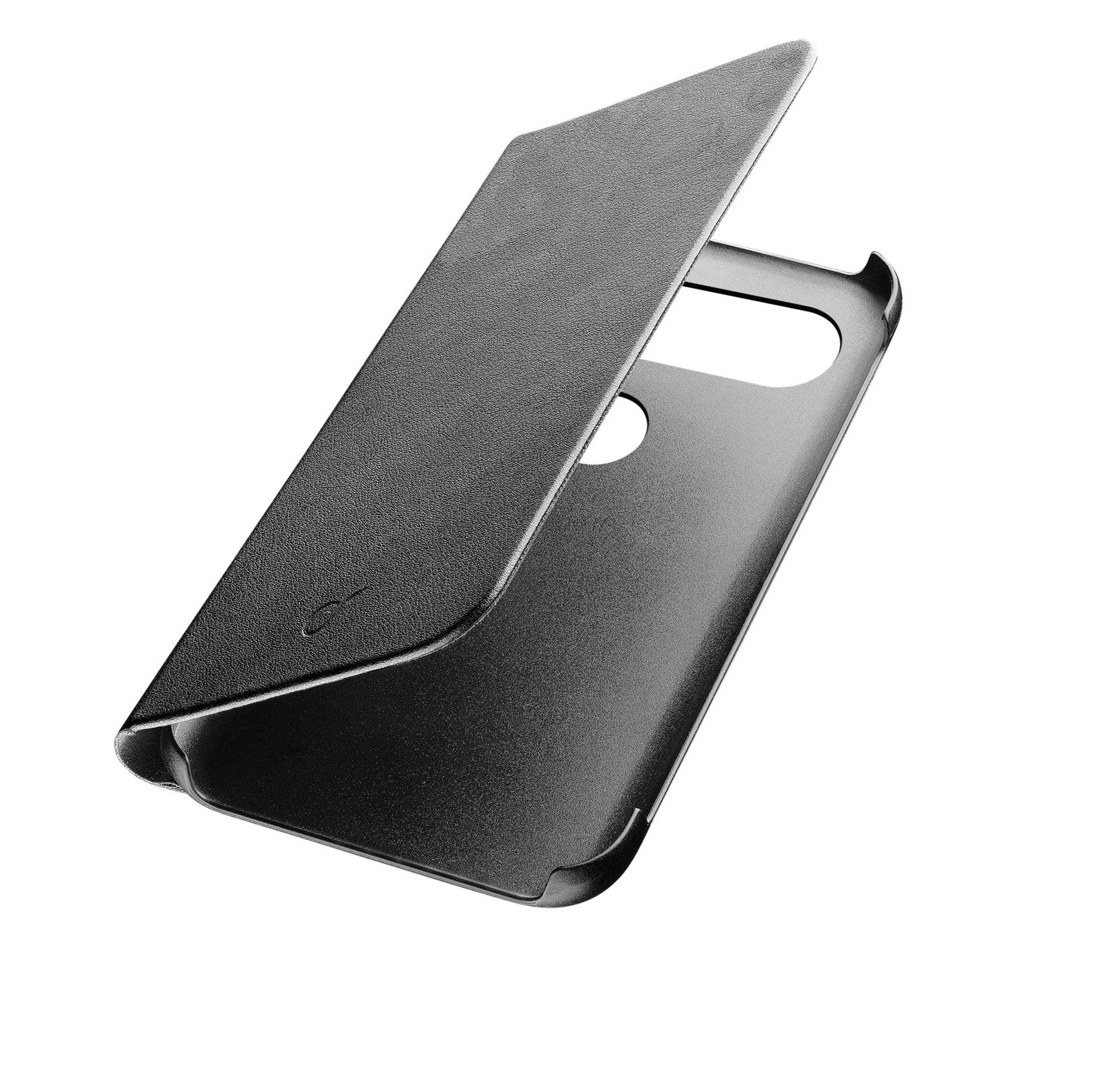 Funda plegable - CellularLine BOOK2LGK61, para LG K61, Negro