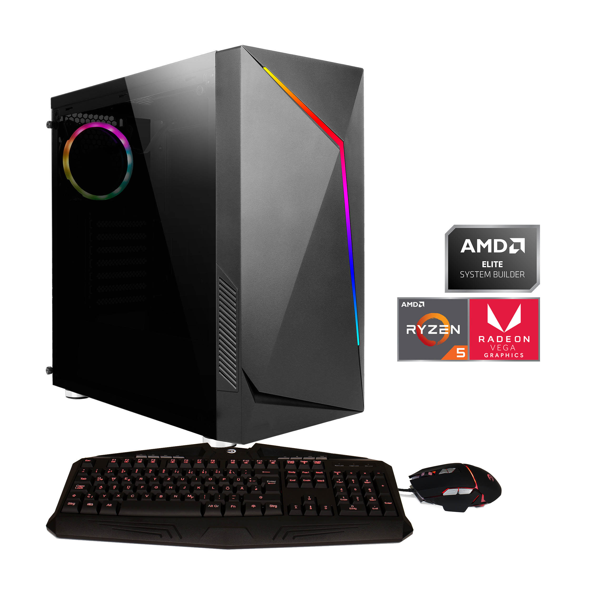 HYRICAN ONYX 6571 - AMD Ryzen™ 5 3400G - 16 GB - 960 GB - AMD Radeon™ RX Vega 11 - Windows 10