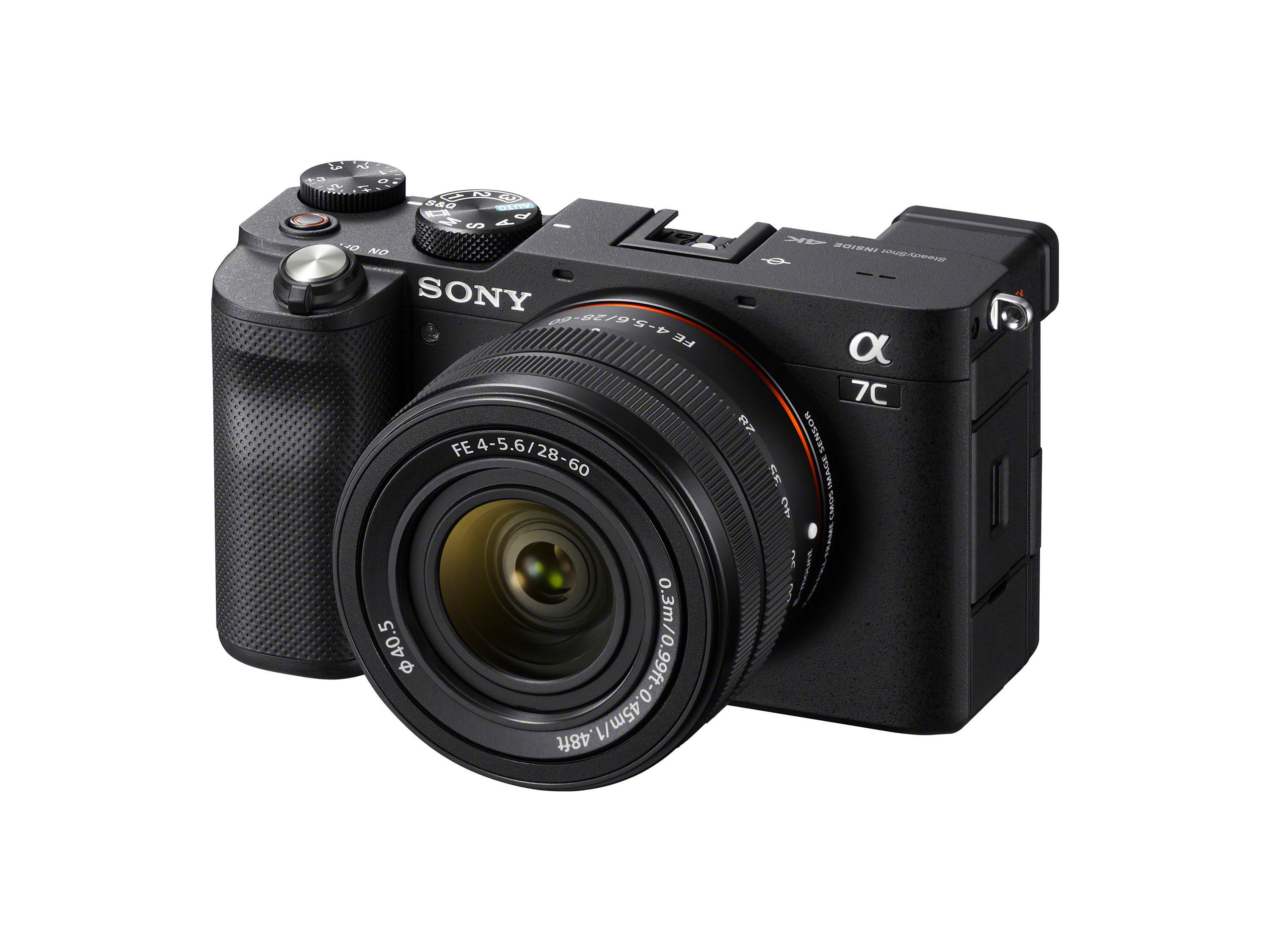 SONY Alpha 7C Kit (ILCE-7CL) Systemkamera mit Objektiv 28-60 mm, 7,6 cm Display Touchscreen, WLAN