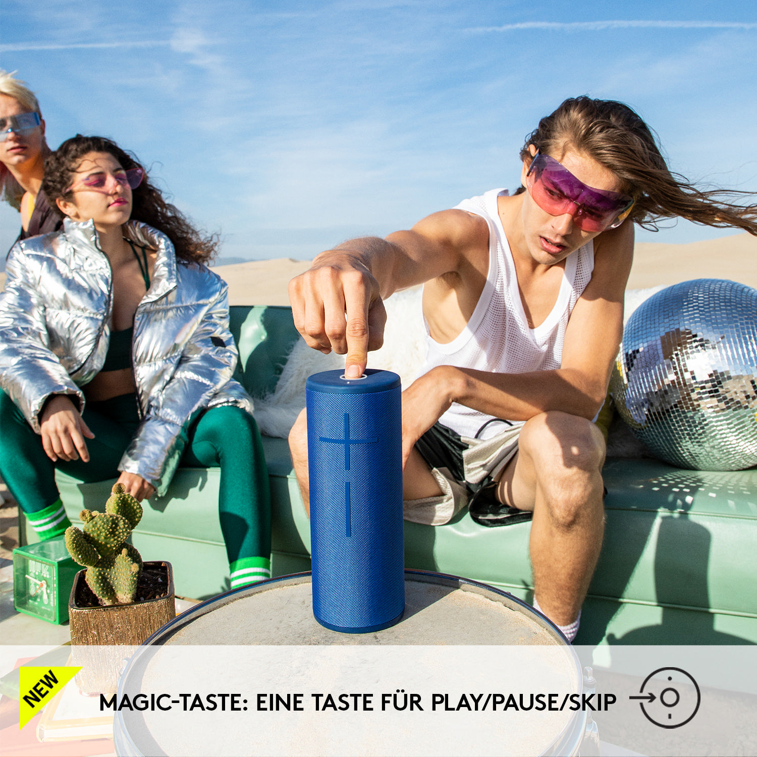 ULTIMATE EARS Lagune, Blaue Wasserfest Lautsprecher, 3 Bluetooth Megaboom