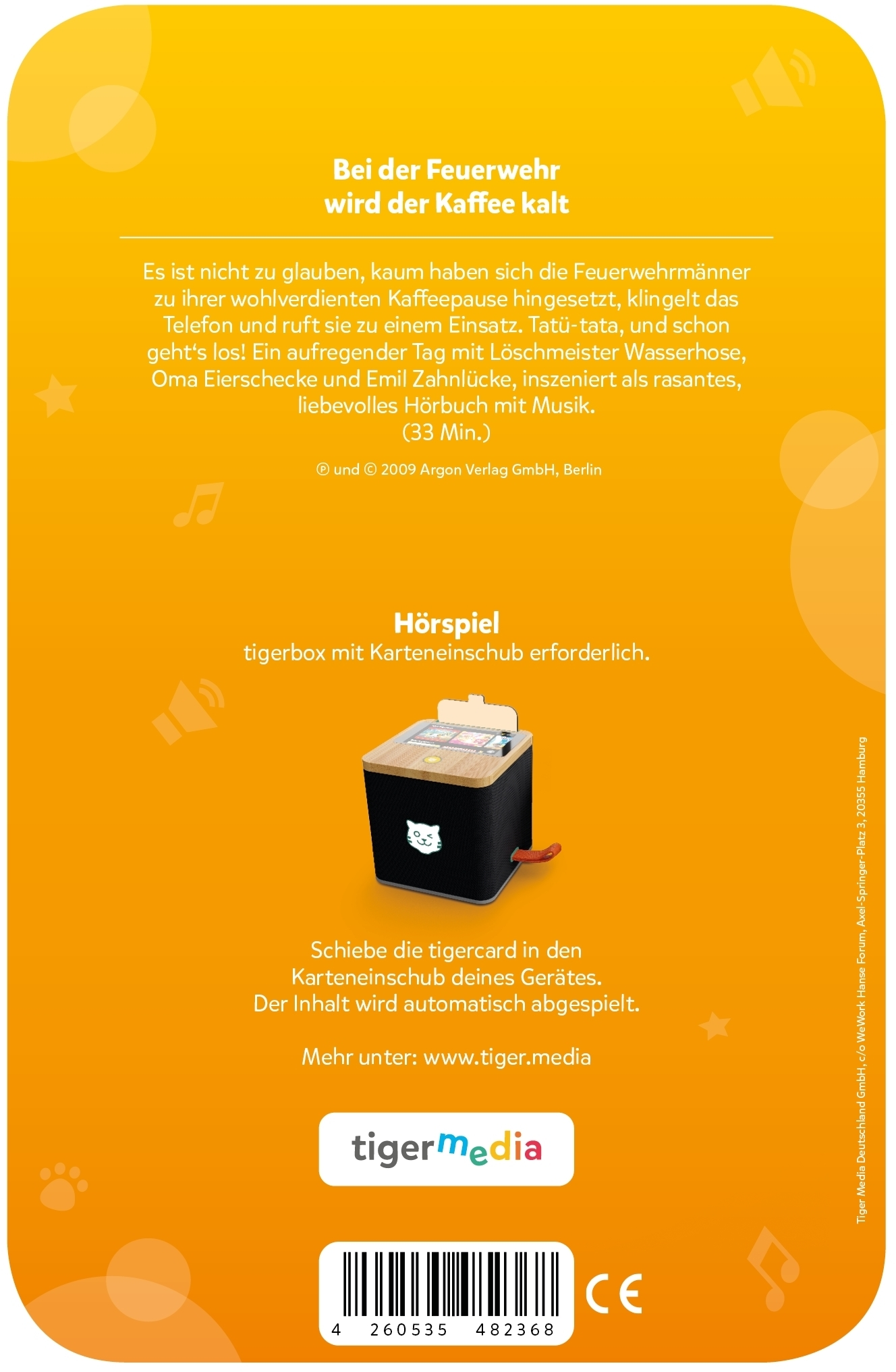 TIGERMEDIA Bei der Feuerwehr wird der Kaffee kalt Tigercard, Mehrfarbig