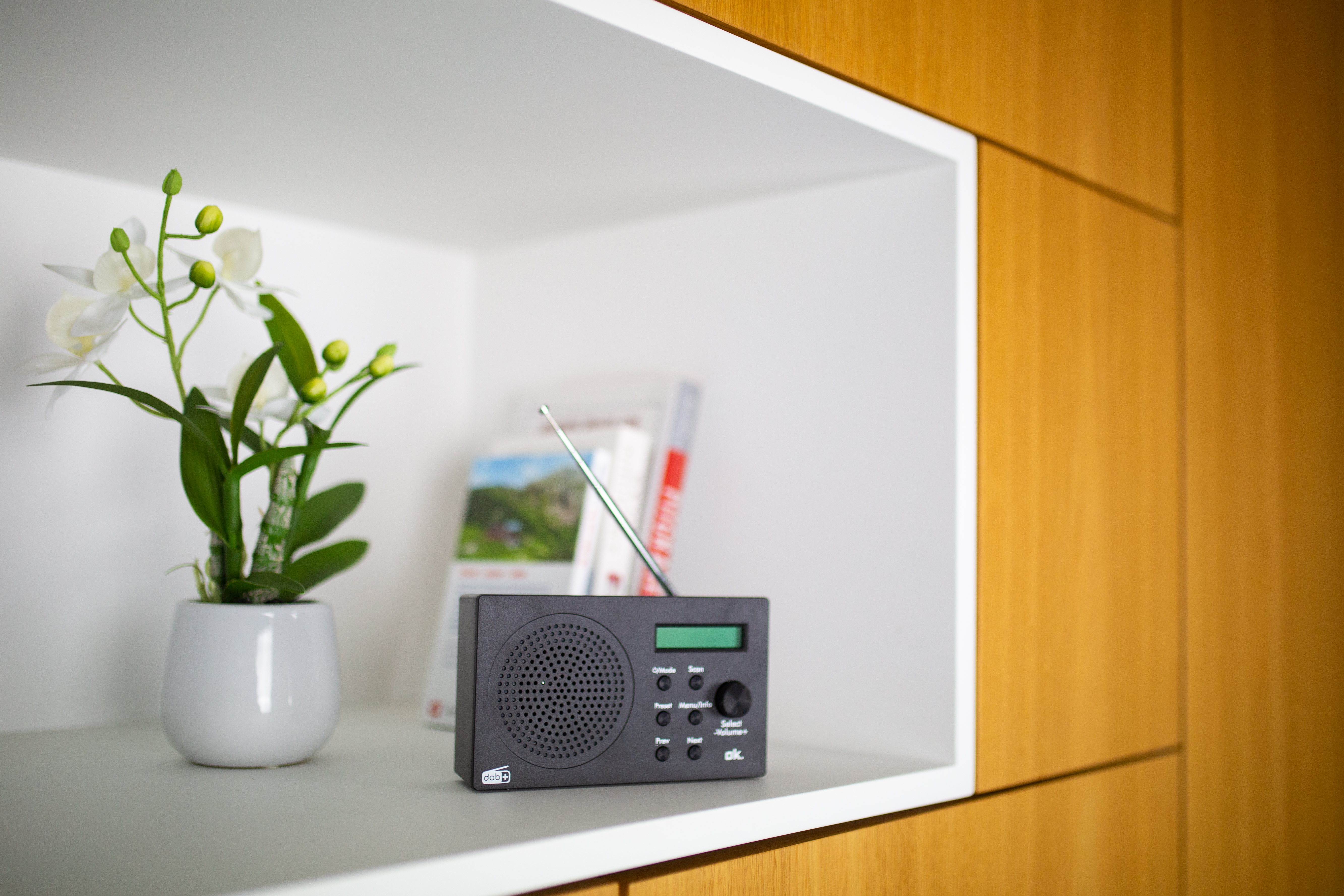 OK ORD 101 BT-B - DAB+ radio digitale (DAB, DAB+, FM, Nero)