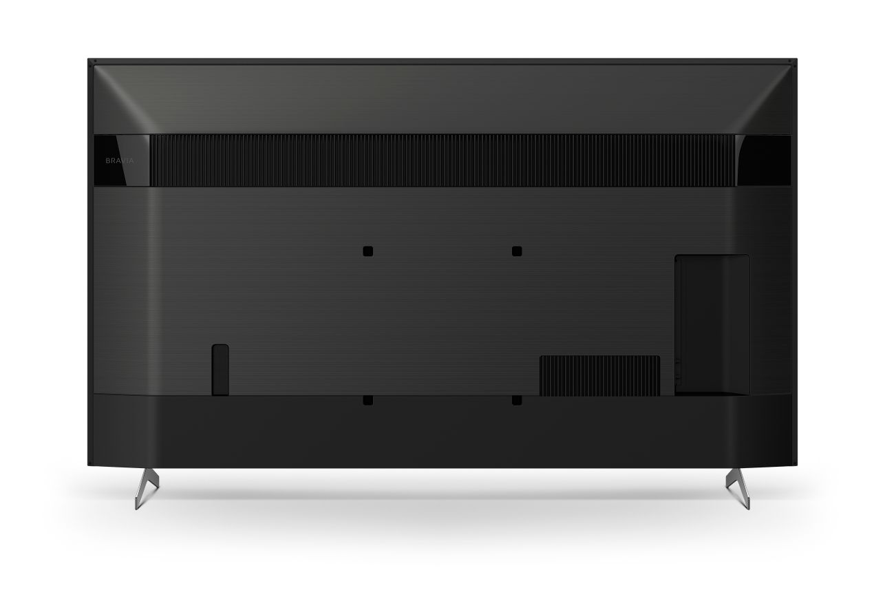 Parte trasera de un televisor Sony negro. Se ven varios puertos y ventilaciones.