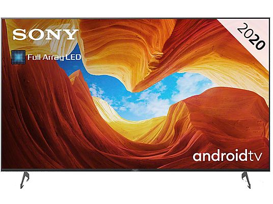 TV LED 65" - Sony KD-65XH9096, UHD 4K, HDR, X1, FALD, Smart TV (Android TV), Asistente de Google, Negro