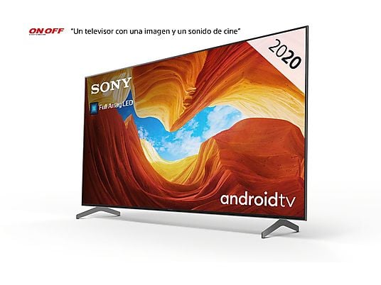 TV LED 75" - Sony KD-75XH9096, UHD 4K, 3840x2160, 4K X-Reality PRO, 4 HDMI, 2 USB, Asistentes inteligentes