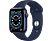 APPLE Watch Series 6 (GPS) 44 mm - Montre intelligente (140 - 220 mm, Fluoroélastomère, Bleu/Marine intense)