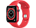 APPLE Watch Series 6 (GPS) 44 mm - Montre intelligente (140 - 220 mm, Fluoroélastomère, Rouge/(PRODUCT) Red)