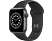 APPLE Watch Series 6 - Boîtier Aluminium Gris sidéral 40mm, Bracelet Sport Noir (MG133NF/A)