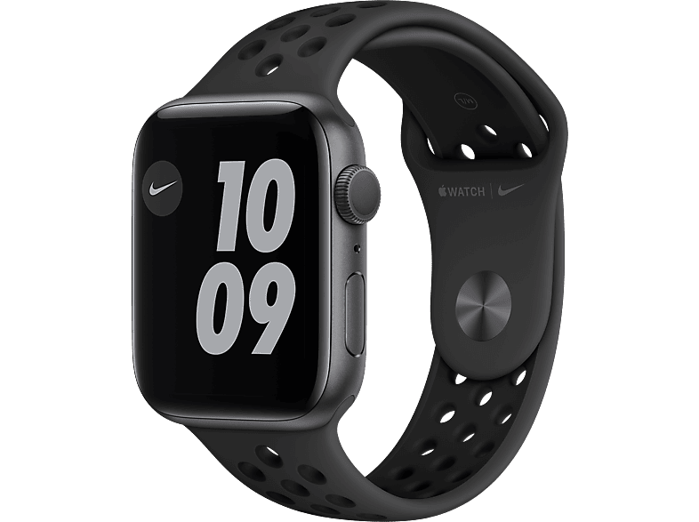 APPLE Watch Series 6 Nike - Aluminium kast Spacegrijs 44mm, Sportbandje Nike Antraciet/Zwart (MG173NF/A)