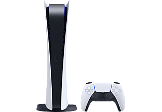 PlayStation 5 Digital Edition - Console de jeu - Blanc/Noir