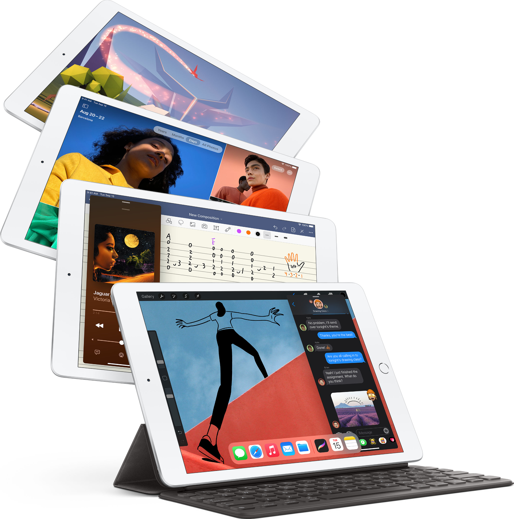 APPLE iPad (2020) Wi-Fi - Tablet (10.2 ", 128 GB, Silver)