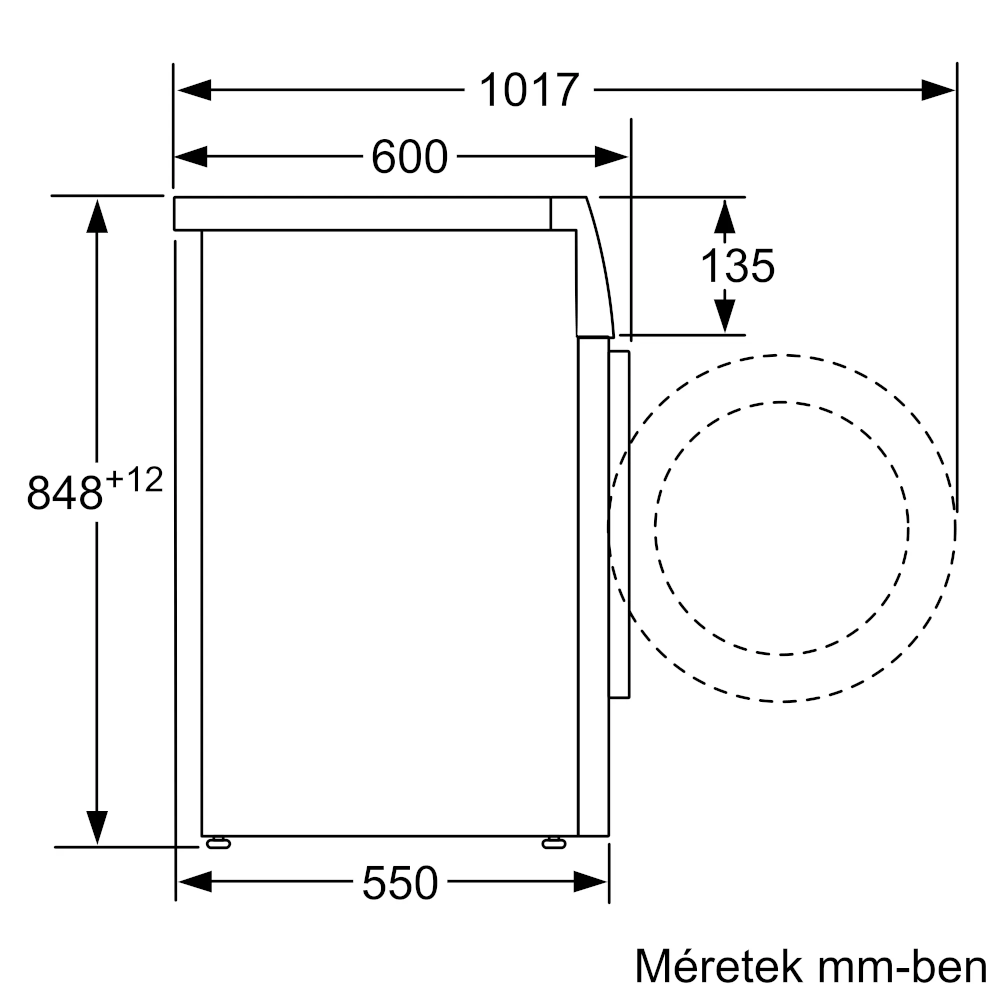 BOSCH WAN28262BY elöltöltős mosógép
