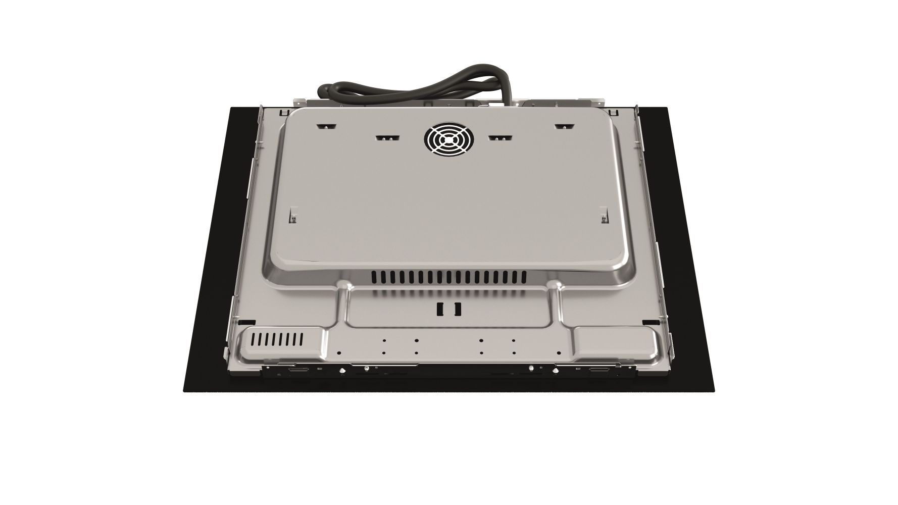 Encimera - Whirlpool WS B2360 BF, Inducción, 3 zonas, 9 niveles, Eléctrica, Biselado frontal, Negro