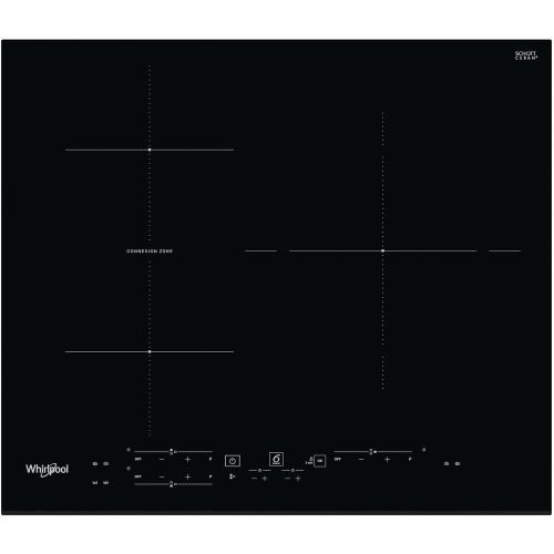 Vitroceramica Whirlpool Wbb3760bf induccion 60cm encimera por b3760 3 zonas 9 niveles biselado frontal negro 30 59