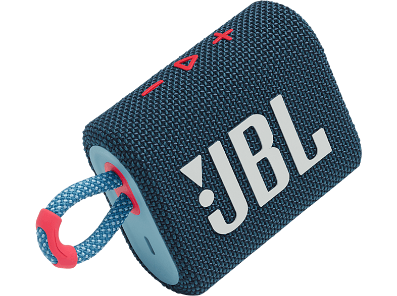 JBL Go 3 Blauw/roze