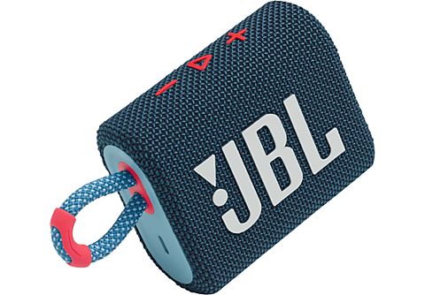 JBL Go 3 Blauw/Roze