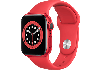 APPLE Watch Series 6 40mm (PRODUCT)RED rood aluminium / rode sportband