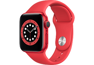APPLE Watch Series 6 40mm (PRODUCT)RED rood aluminium / rode sportband  kopen? | MediaMarkt