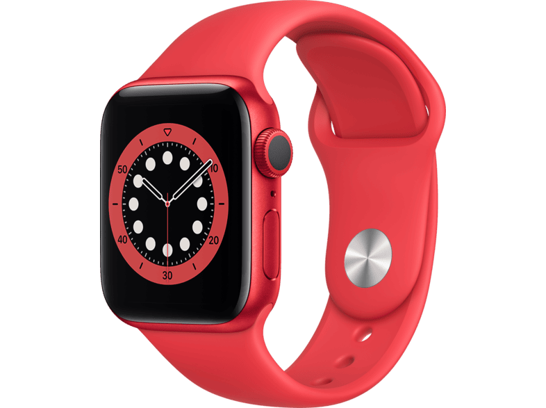 onderwijs Kudde moe APPLE Watch Series 6 40mm (PRODUCT)RED rood aluminium / rode sportband kopen?  | MediaMarkt