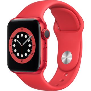 APPLE Watch Series 6 40mm (PRODUCT)RED rood aluminium / rode sportband