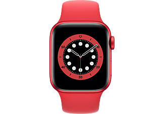 APPLE Watch Series 6 40mm (PRODUCT)RED rood aluminium / rode sportband  kopen? | MediaMarkt