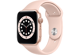 APPLE Watch Series 6 44mm goud aluminium / roze sportband kopen? |  MediaMarkt