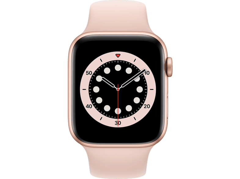 Snor Onderdrukken Integreren APPLE Watch Series 6 44mm goud aluminium / roze sportband kopen? |  MediaMarkt