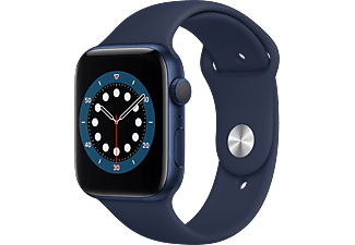 APPLE Watch Series 6 44mm blauw aluminium / blauwe sportband