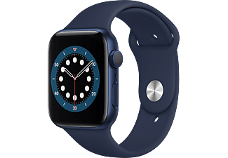 APPLE Watch Series 6 44mm blauw aluminium / blauwe sportband kopen? |  MediaMarkt