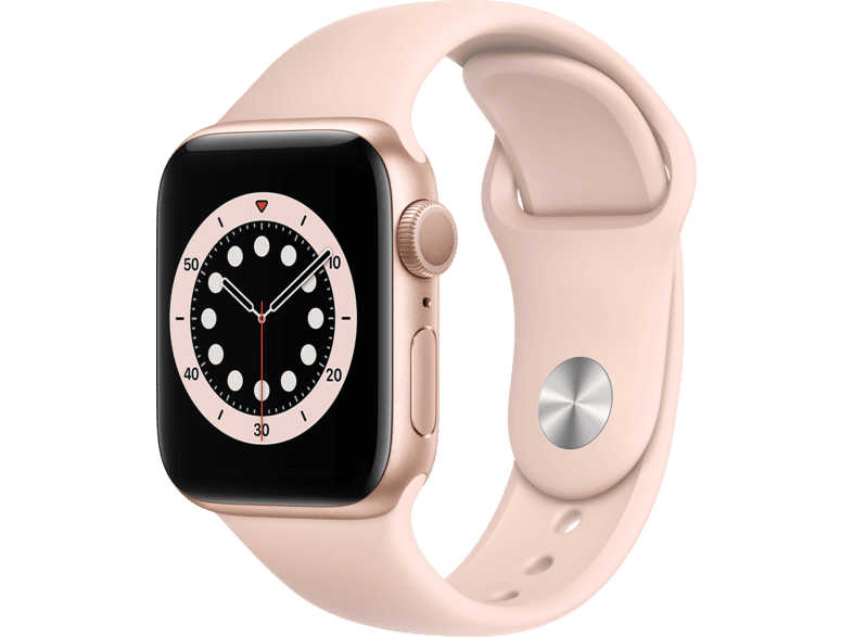 Dierentuin afgewerkt Sentimenteel APPLE Watch Series 6 40mm goud aluminium / roze sportband kopen? |  MediaMarkt