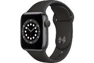 APPLE Watch Series 6 40mm spacegrijs aluminium / zwarte sportband kopen? |  MediaMarkt