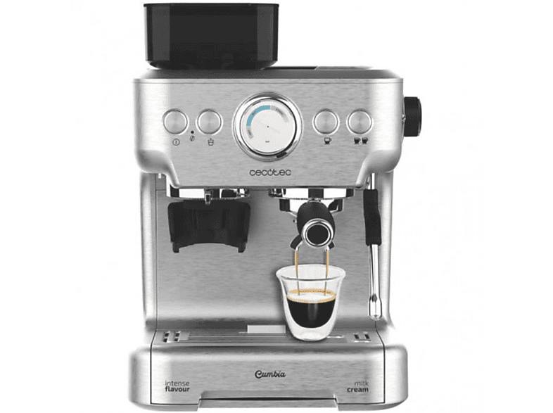 Cecotec Power Espresso 20 Cafetera Express Manual 850W - Presion 20 Bares -  Deposito de 1,5L - Brazo Doble Salida - Café y té Cocina Hogar /  Electrodomésticos 