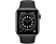 APPLE Watch Series 6 (GPS) 40 mm - Smartwatch (130 - 200 mm, Fluorelastomer, Space Grau/Schwarz)