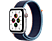 APPLE Watch SE (GPS + Cellular) 44 mm - Montre intelligente (140 - 220 mm, Nylon tissé, Argent/Marine intense)