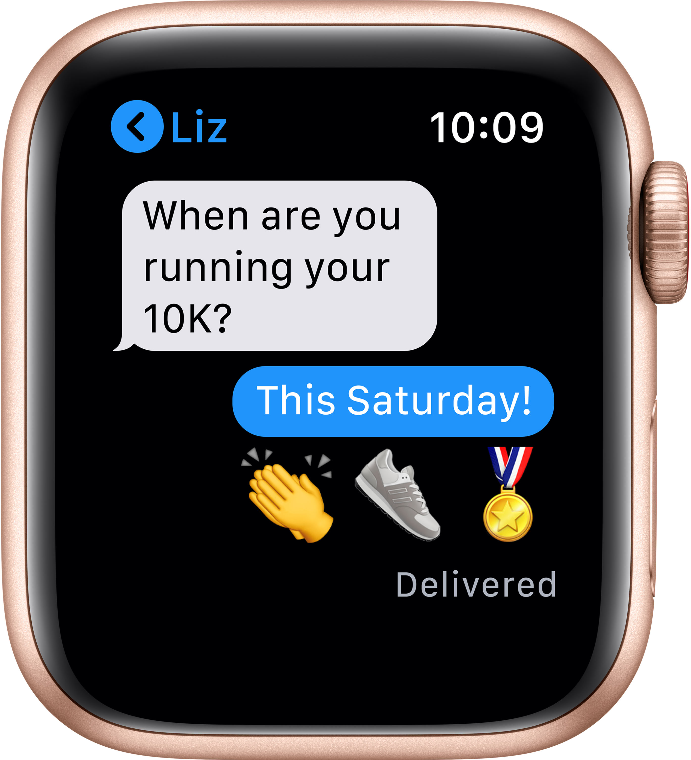 APPLE Watch SE (GPS + Cellular) 40 mm - Smartwatch (130 - 200 mm, Gewebtes Nylon, Gold/Pflaume)