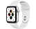 APPLE Watch SE (GPS) 40 mm - Montre intelligente (130 - 200 mm, Fluoroélastomère, Argent/Blanc)