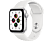 APPLE Watch SE (GPS) 40 mm - Smartwatch (130 - 200 mm, Fluorelastomer, Silber/Weiss)