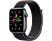 APPLE Watch SE (GPS + Cellular) 44 mm - Smartwatch (140 - 220 mm, Gewebtes Nylon, Space Grau/Kohlegrau)