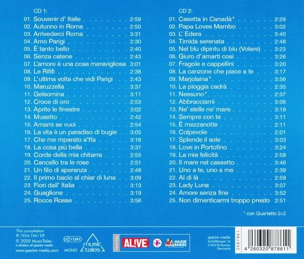 (CD) - Nilla - - SOUVENIR 50 - GROBE D\' ITALIE 50 GRANDI Pizzi SUCCESSI