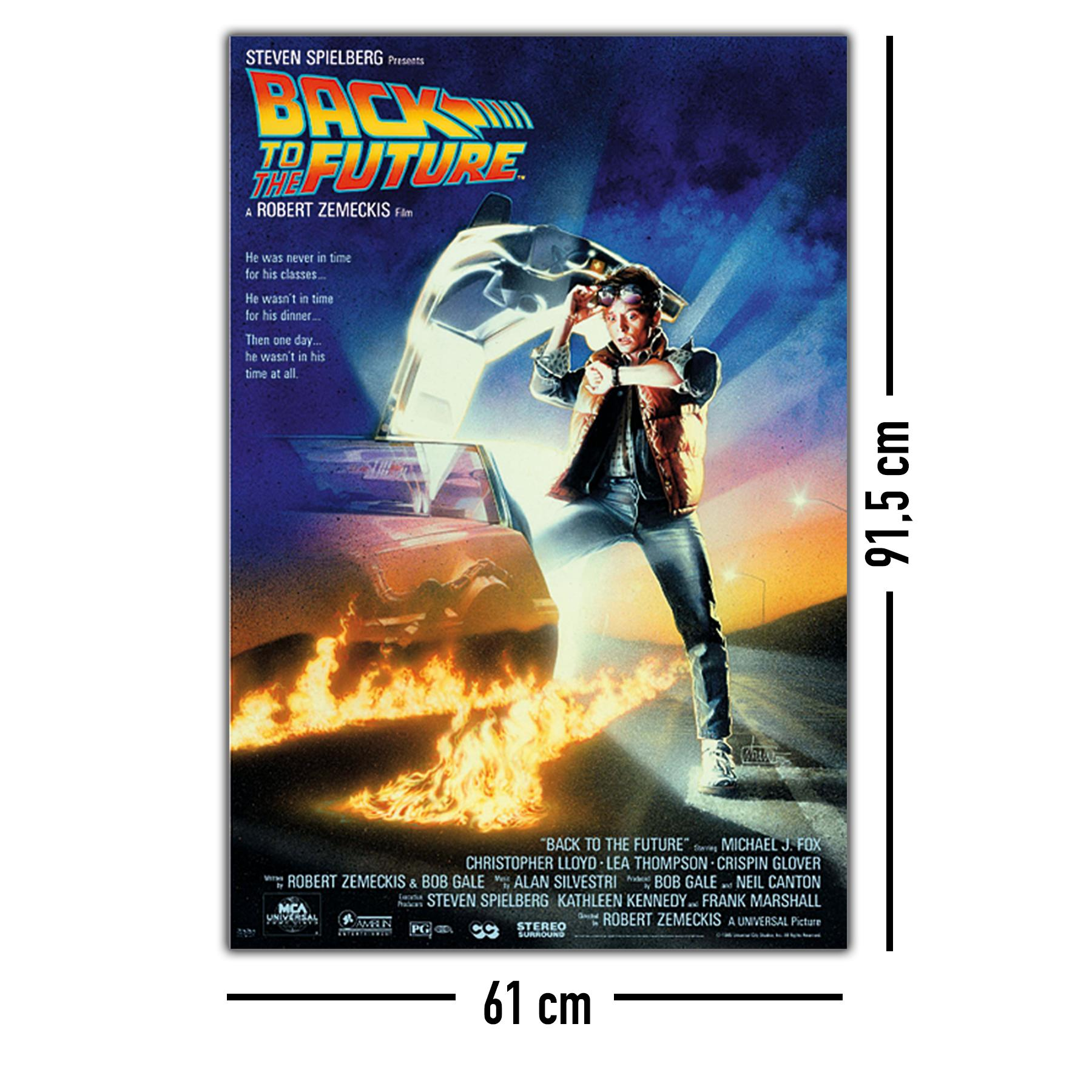 ZIGZAG POSTERS Zurück in die Zukunft Poster Michael J. Fox Großformatige Poster