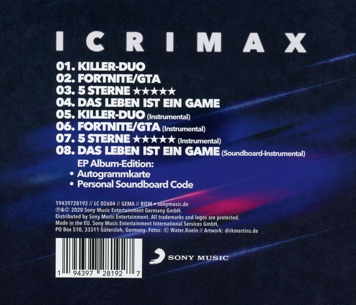 Icrimax - KILLER-DUO (EP-Album)  - (Maxi Single CD)