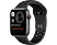 APPLE Watch Nike Series 6 (GPS + Cellular) 44 mm - Montre intelligente (140 mm  - 220 mm, Fluoroélastomère, Gris sidéral/Anthracite/Noir)