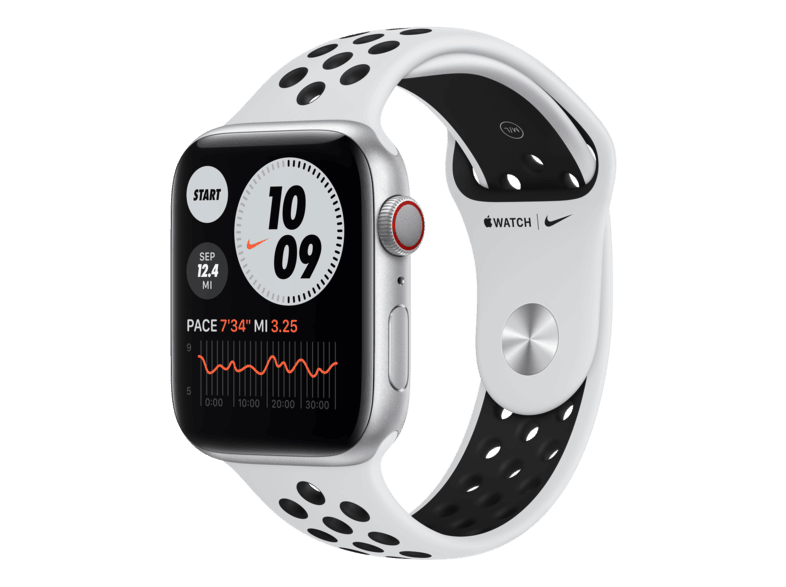Acquistare APPLE Watch Nike Series 6 (GPS + Cellular) 44 mm Smartwatch |  MediaMarkt