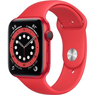 APPLE Watch Series 6 GPS + Cell, 40mm Aluminiumgehäuse PRODUCT(RED), Sportarmband, Rot