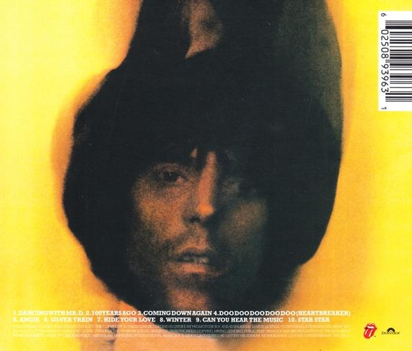 Album borító fekete hajú férfi portréjával sárga háttéren.