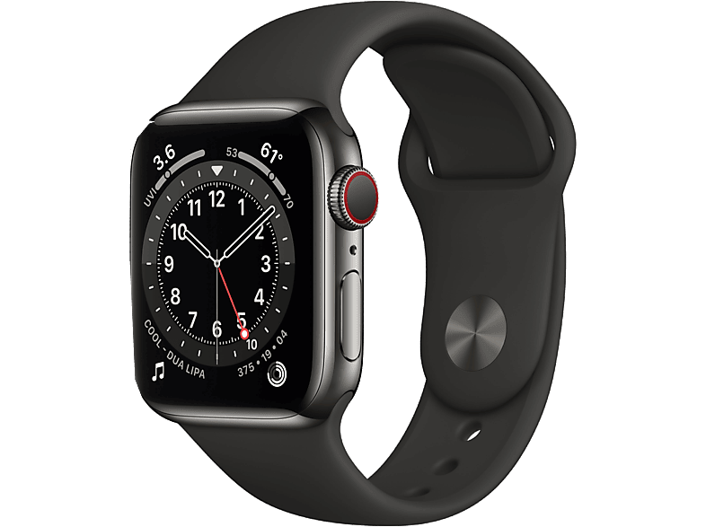 APPLE Watch Series 6 GPS + Cell, 40mm Edelstahl Graphit ...