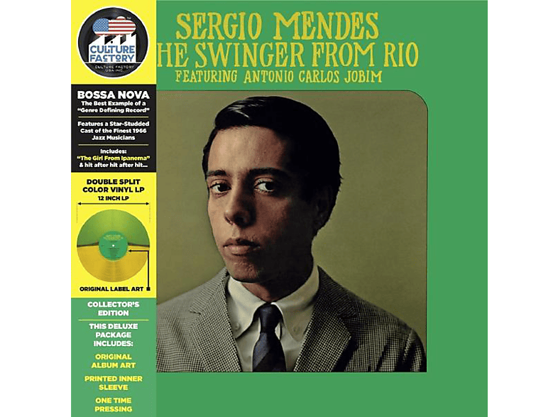 (Vinyl) Mendes Vinyl) Swinger From - - (Yellow/Green Sergio Bicolour Rio The