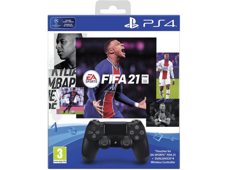 Playstation Manette Sans Fil Ps4 Dualshock 4 V2 Noir Fifa 21