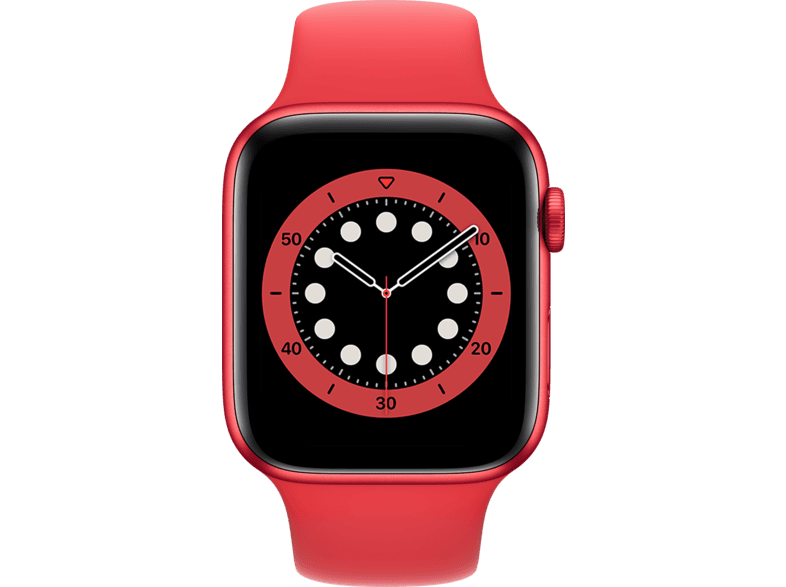 APPLE Watch Series 6 44mm (PRODUCT)RED rood aluminium / rode sportband MediaMarkt
