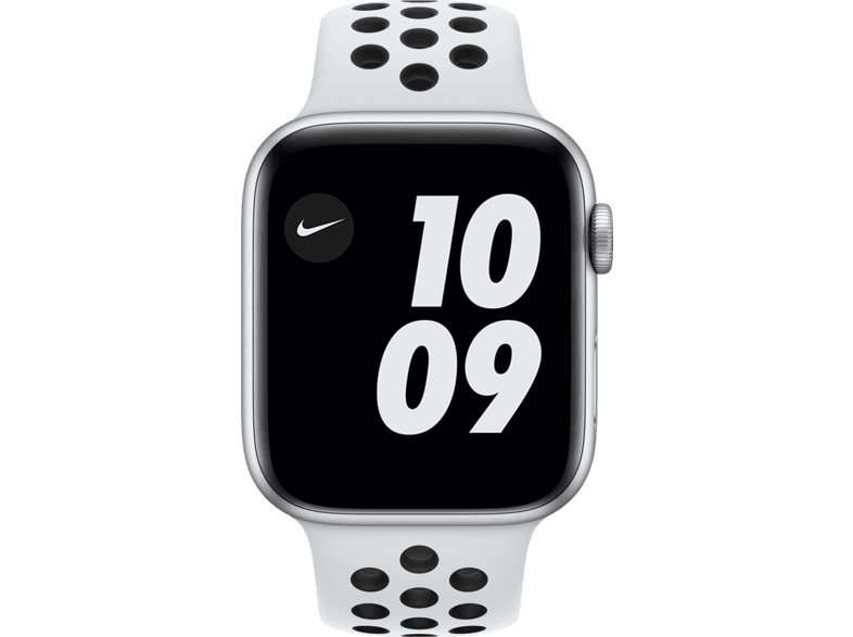 Veilig terrorist Oswald APPLE Watch Series 6 Nike+ 44mm zilver aluminium / platinum/zwarte  sportband kopen? | MediaMarkt